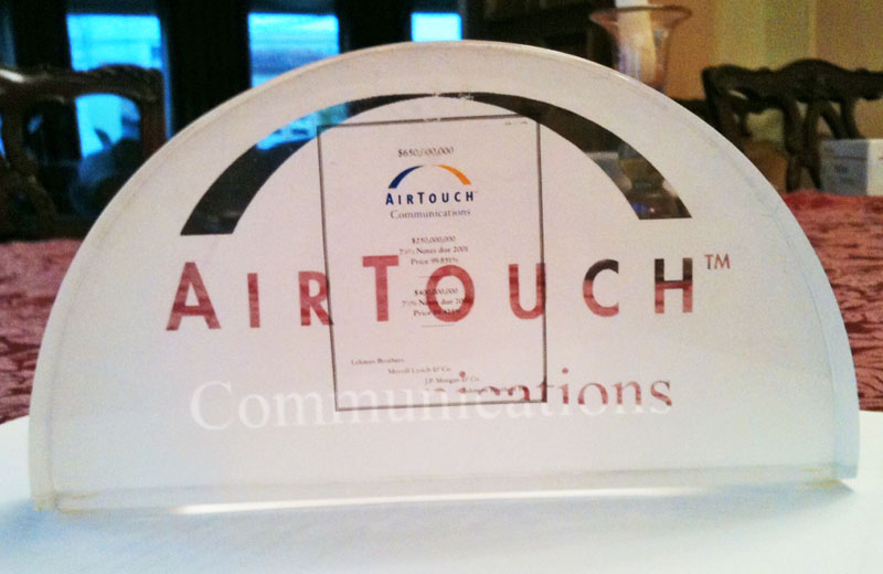 AirTouch Communications Debt Offering from Pacific Telesis Group (1996)