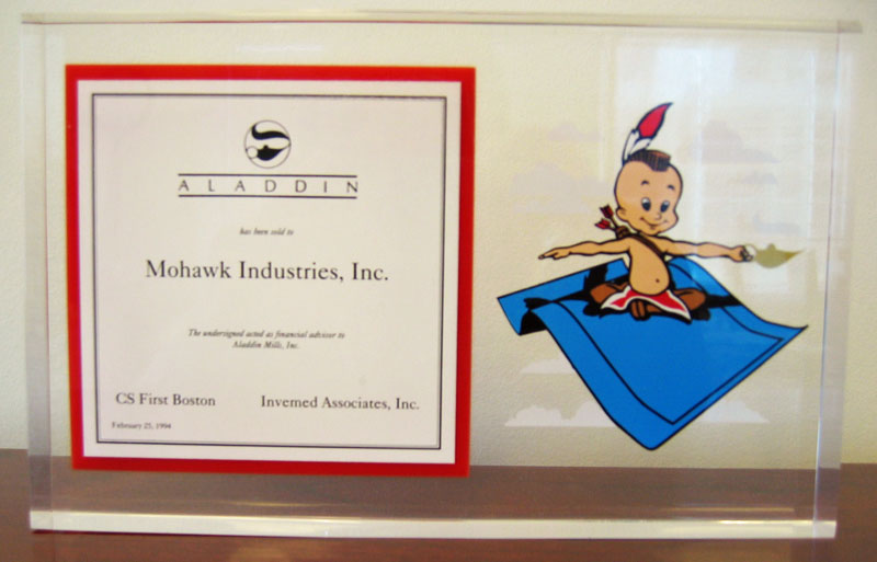 Aladdin Mills Acquisition by Mohawk Industries (1994)