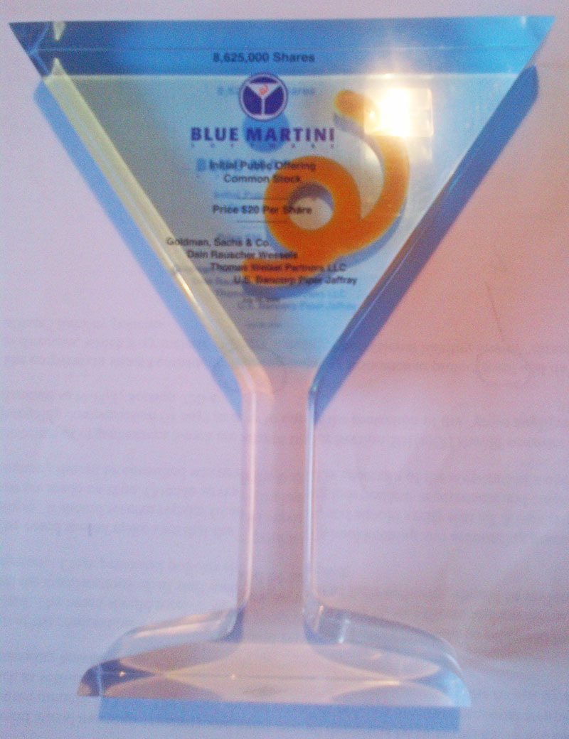 Blue Martini IPO (2000)