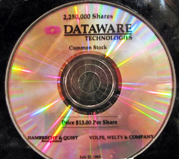 Dataware Technologies IPO (1993)