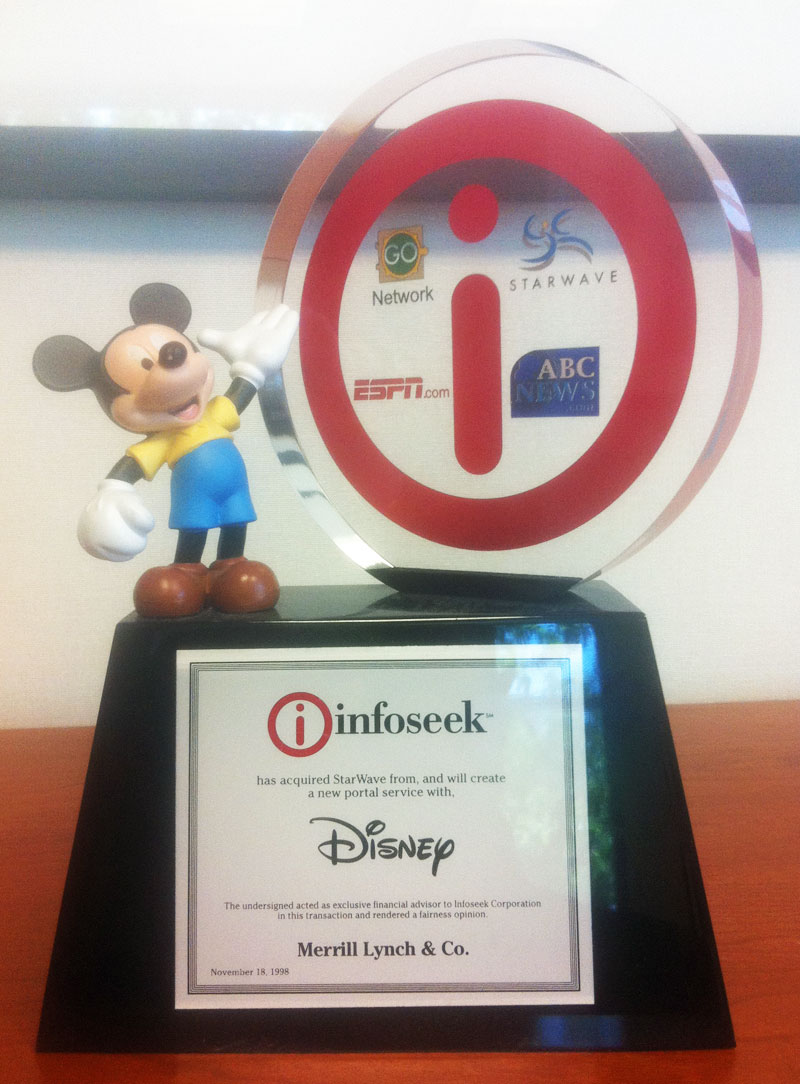 infoseek Acquisition of Starwave from Disney - (1998)