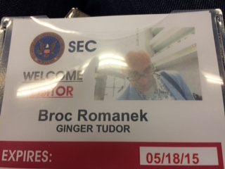 SEC HQ Visitor Badge (2015)
