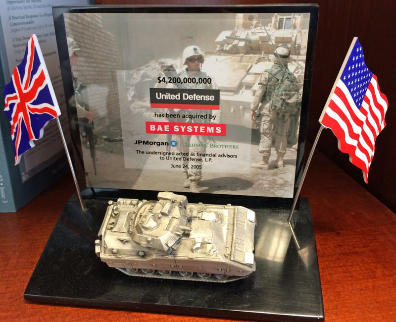 United Defense Acquisition – Tank w/ Flags