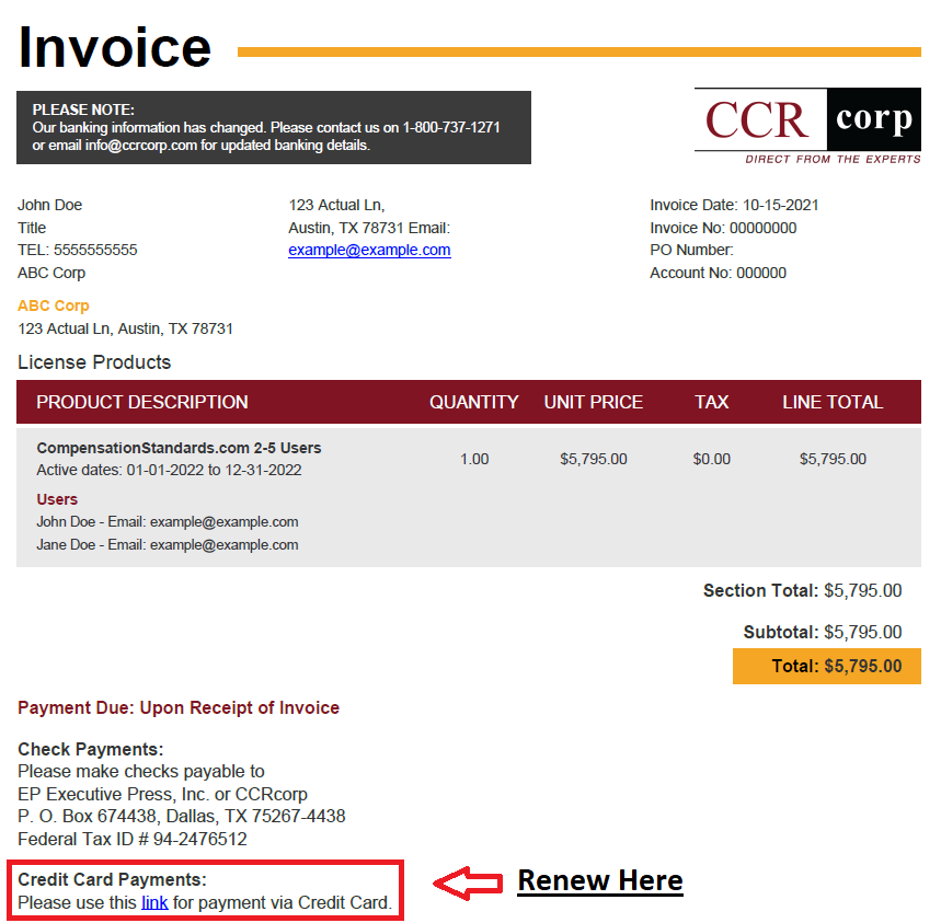 Invoice Link