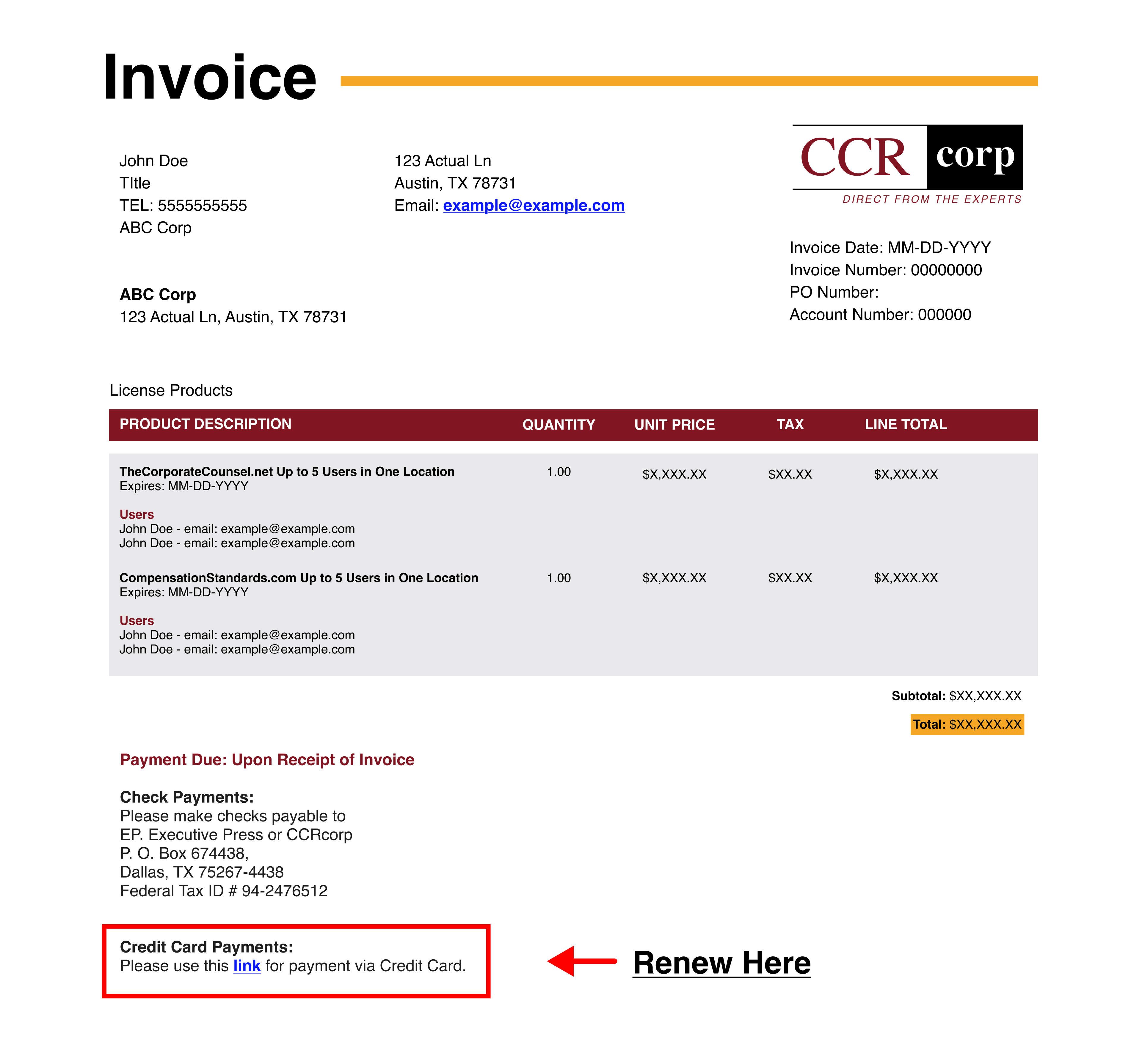 Invoice Link