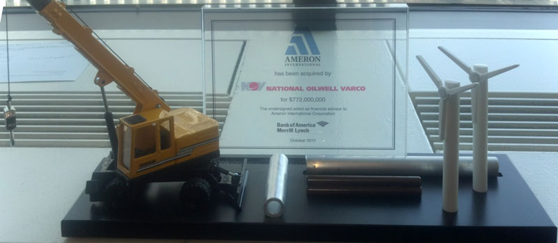 Ameron Acquired by National Oilwell Varco - Crane & Windmill Generators