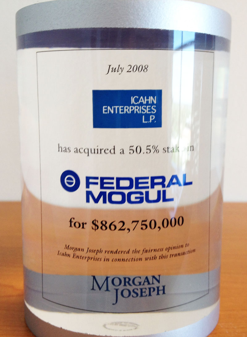 Icahn's Stake in Federal Mogul - (2008)