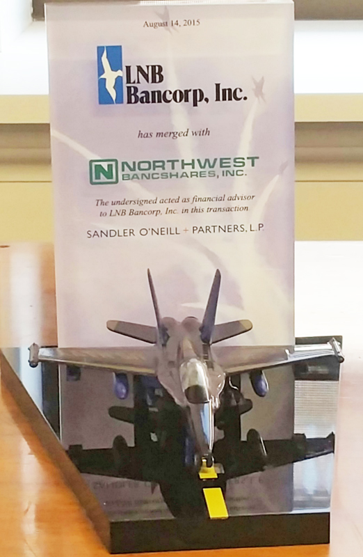 LNB Bancorp Merger w/ Northwest Bancshares (2015)