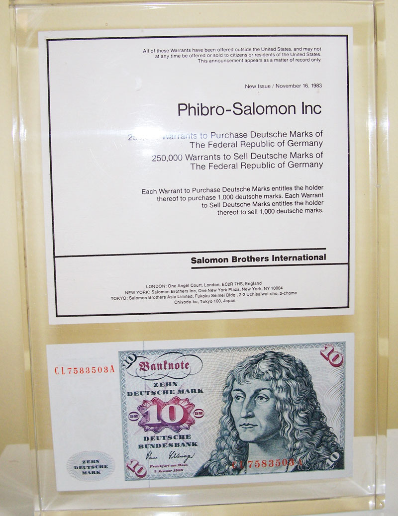 Phibro-Salomon Warrants (1983)