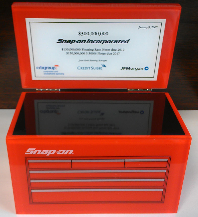 Snap-On Notes Offering (2007)